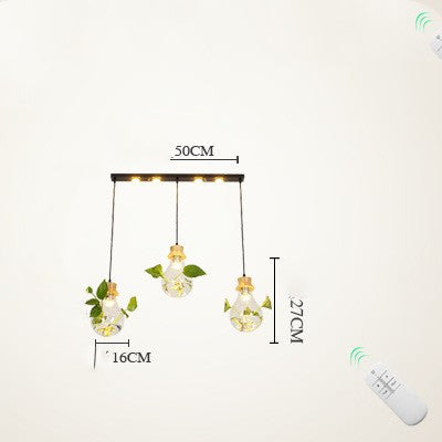 Lámpara Acuario de Cristal para Sala - Decoración Moderna con Plantas Acuáticas - Image 12
