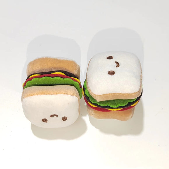 Juguete Antiestés para Mascotas con Sonido de Hamburguesa