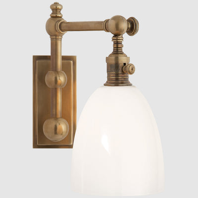 Lámpara de Pared Cobre y Vidrio Estilo Lujo Americano para Dormitorio y Sala - Image 6