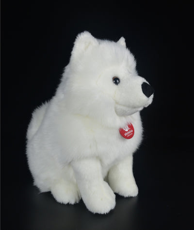Peluche Samoyedo Realista - Juguete Animal de Simulación - Image 9