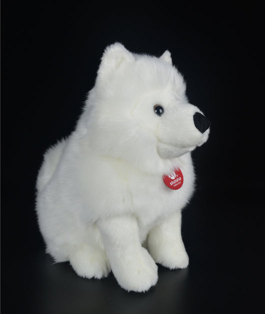 Peluche Samoyedo Realista - Juguete Animal de Simulación - Image 9
