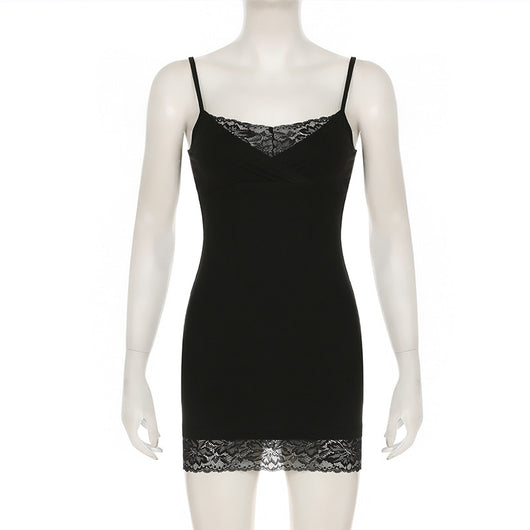 Vestido de Encaje Elegante con Tirantes Ajustables para Mujer - Image 9