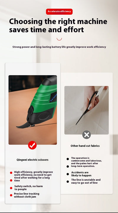 Tijeras Eléctricas para Tela - Corte Preciso y Profesional - Image 8