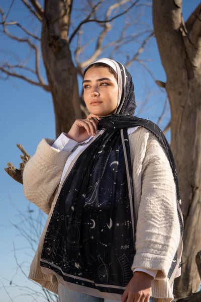 Pañuelo Hijab de Satén Estampado - Image 17