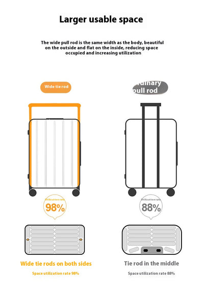 Maleta Trolley Multifuncional con Cargador USB y Ruedas Universales 20 Pulgadas - Image 29