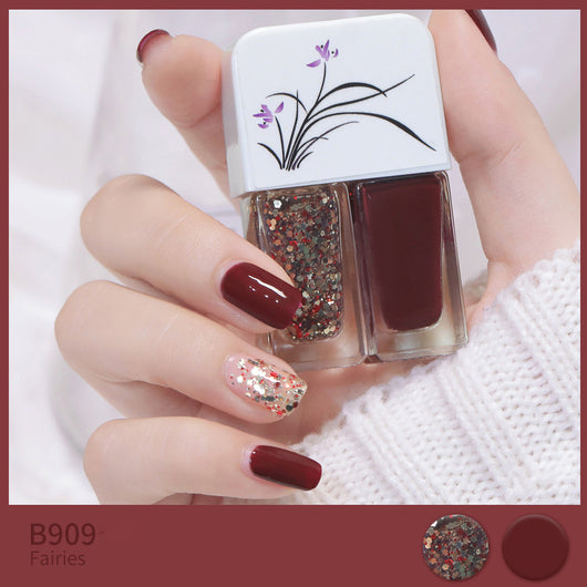 Esmalte de Uñas Bicolor Otoño-Invierno: Set Gemelo a Base de Agua con Efecto Explosión - Image 17