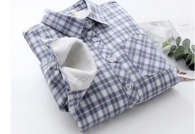 Camisa a Cuadros para Mujer en Algodón Puro - Ajuste Slim - Image 7