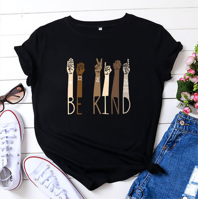 Remera Femenina de Algodón con Estampado de Letras - Image 3