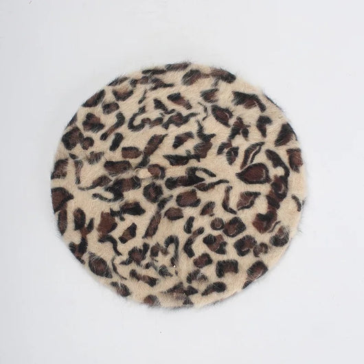 Boina Retro Leopardo Artista - Estilo Versátil e Icónico - Image 7