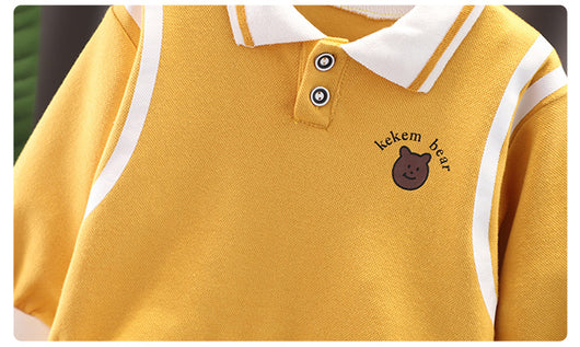 Conjunto Deportivo Infantil de Dos Piezas con Cuello Solapa - Image 9