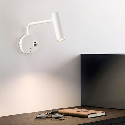 Lámpara de Pared Minimalista para Lectura con Brazo Articulado