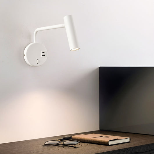 Lámpara de Pared Minimalista para Lectura con Brazo Articulado