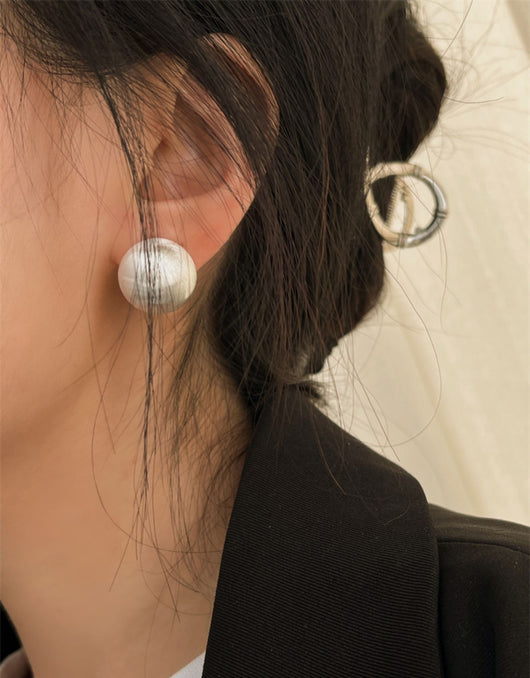 Aretes de Plata S925 Acabado Satinado - Lujo Accesible y Versátil - Image 9