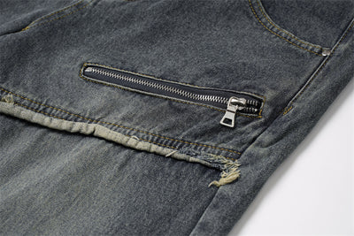 Jeans Rectos con Costuras Deconstruidas y Borde Plisado - Image 21