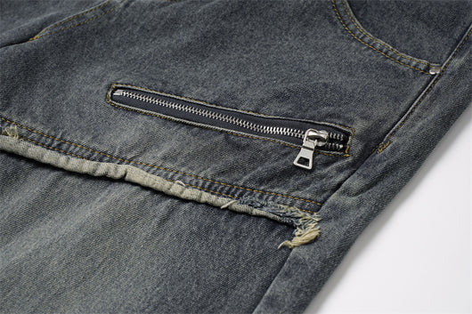 Jeans Rectos con Costuras Deconstruidas y Borde Plisado - Image 21