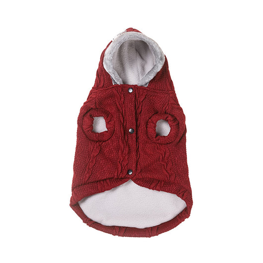 Abrigo de Lana y Terciopelo para Perros Pequeños y Medianos - Image 6