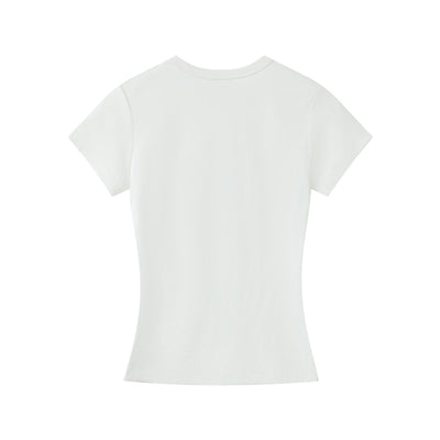 Camiseta Ajustada Cuello Redondo para Mujer - Efecto Reductor - Image 36