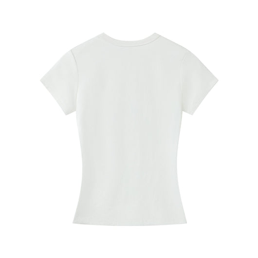 Camiseta Ajustada Cuello Redondo para Mujer - Efecto Reductor - Image 36