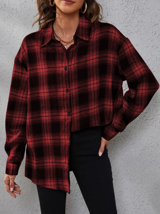 Cardigan Cuadros Suelto para Mujer - Image 25