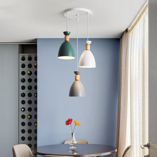 Lámpara Colgante de Tres Brazos para Comedor - Diseño Moderno
