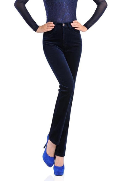 Pantalones de Pana Talle Alto Mujer - Corte Recto - Image 12