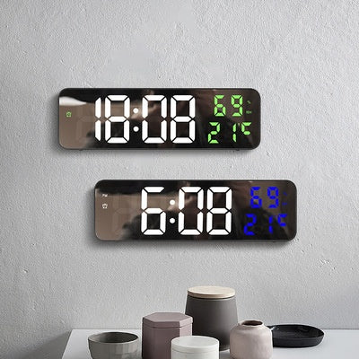 Reloj Despertador LED Inteligente con Control de Voz y Calendario - Image 34