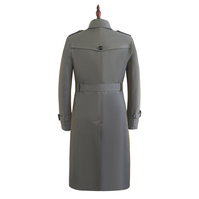 Abrigo Elegante Coreano Estilo Británico para Hombre - Image 5