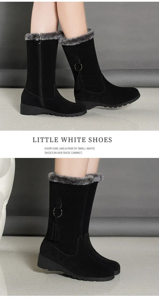Botas Martin Forradas en Lana Sintética con Peluche Largo - Otoño Invierno - Image 12