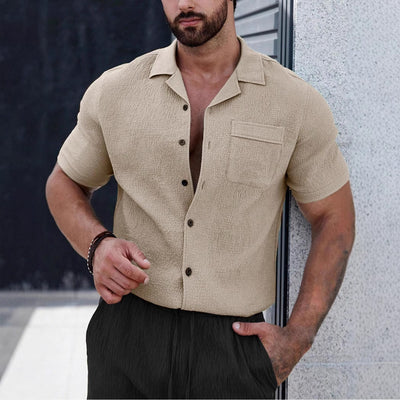 Camisa Semiformal Transpirable Antiarrugas para Hombre - Image 2