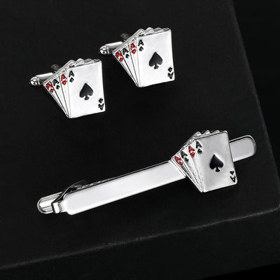 Gemelos de Póker y Pasador de Corbata Ejecutivo - Image 29