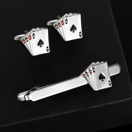 Gemelos de Póker y Pasador de Corbata Ejecutivo - Image 29