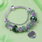 Pulsera de Cristal Verde Jade - Accesorio Versátil para Mujer