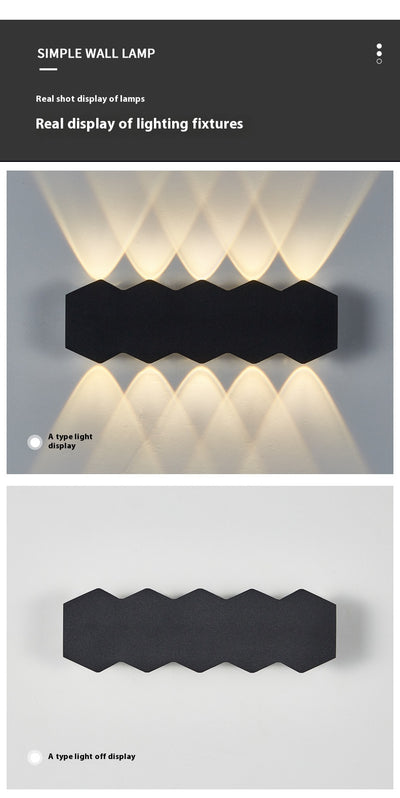 Lámpara de Pared LED Minimalista Onda para Pasillos - Image 24