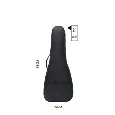 Ukelele Negro con Bolsa de Transporte Impermeable Oxford - Image 15