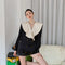 Blusa Elegante con Cuello Volante Francés para Mujer