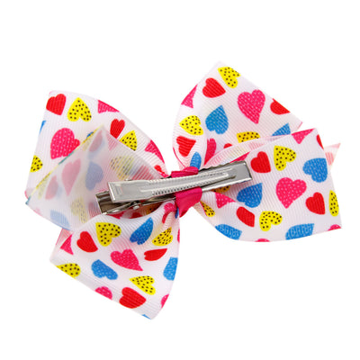 Set de Broches para Cabello con Moño de Corazón para Niñas - Image 8