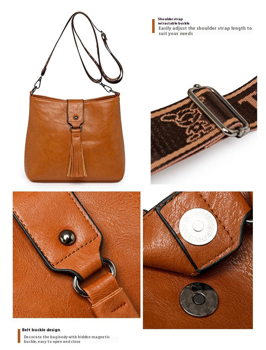 Bolso Retro de Cuero para Mujer - Bandolera Estilo Vintage - Image 15