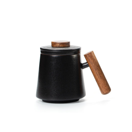 Taza de Piedra Azul Su Ting con Mango de Madera - Image 9