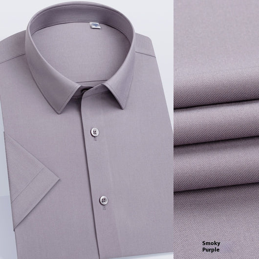 Camisa de Seda de Morera para Hombre - Impermeable y Sin Planchado - Image 8