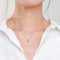 Collar Cadena de Diamantes Micro en Clavícula