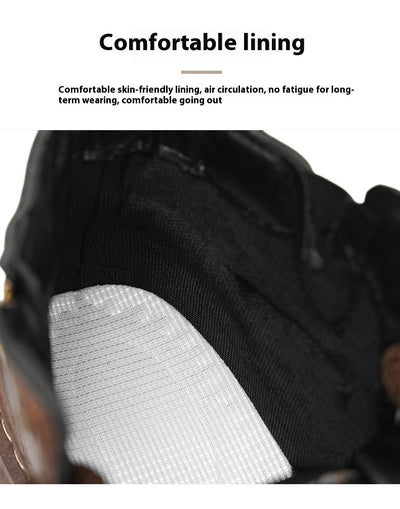 Botas Martin Impermeables Estilo Británico Retro para Hombre Talla Grande - Image 14