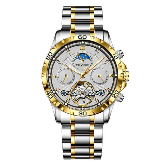 Reloj Mecánico Tourbillon Acero Inoxidable Resistente al Agua para Hombre - Image 4