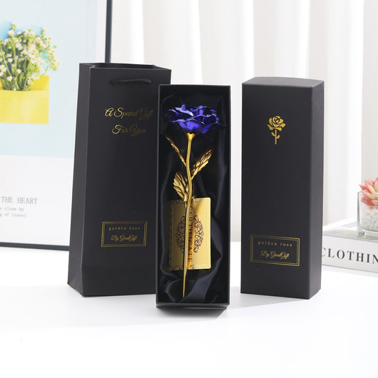 Rosa Dorada con Lámina de Oro - Regalo Creativo Perfecto para Niñas - Image 6