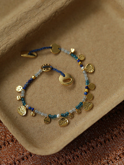 Pulsera de Piedra Natural Tejida a Mano para Mujer - Image 5