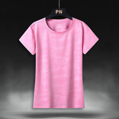 Camiseta Manga Corta de Seda para Hombre - Secado Rápido Cuello Redondo - Image 9