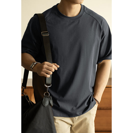 Camiseta Raglan Suelta con Protección Solar y Tecnología Antibacterial para Hombre - Image 4