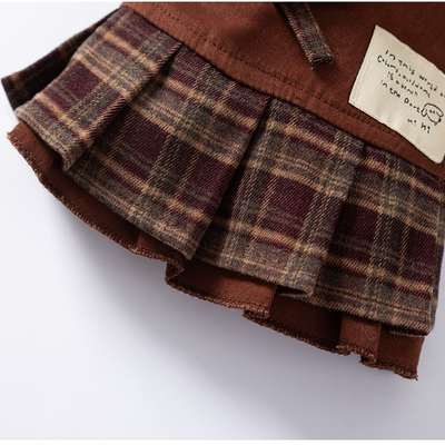 Vestido Suéter Cuadros para Mascotas - Falda Térmica Forrada en Fleece para Perros y Gatos - Image 25