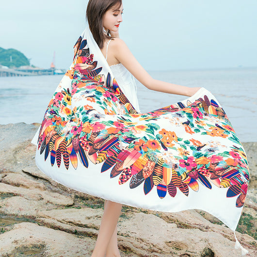 Bufanda Étnica Larga Estilo Coreano para Verano y Otoño - Image 33