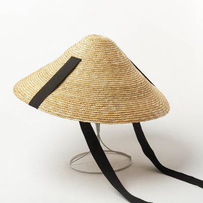 Sombrero de Paja Trenzado con Correas - Protección Solar Elegante - Image 11