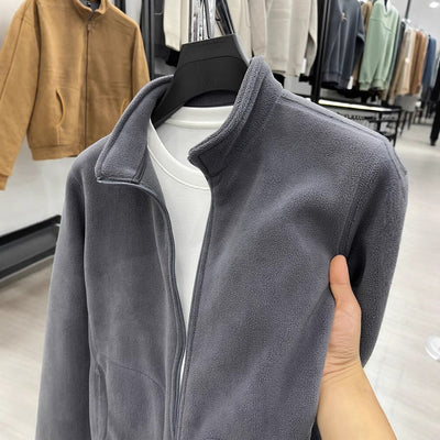 Abrigo Polar Térmico con Cuello Alto y Cierre de Cremallera para Hombre - Image 2